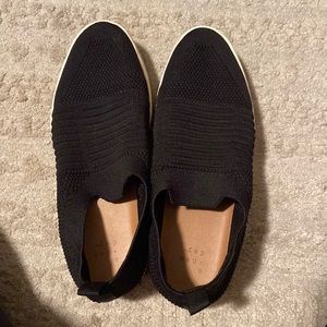 Black slip ons